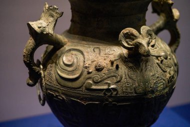 Antik Çin 'de Bashu ve Sichuan kültürünün bronz kap kültürel kalıntıları