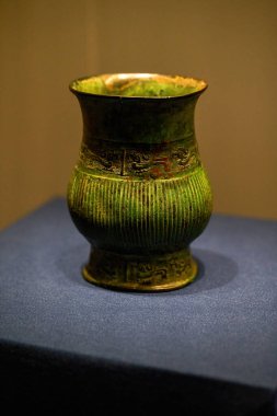 Antik Çin 'de Bashu ve Sichuan kültürünün bronz kap kültürel kalıntıları