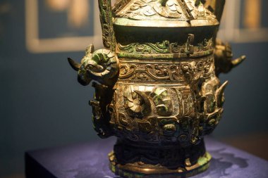 Antik Çin 'de Bashu ve Sichuan kültürünün bronz kap kültürel kalıntıları