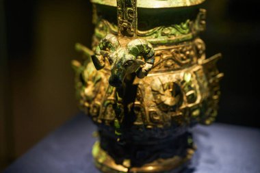 Antik Çin 'de Bashu ve Sichuan kültürünün bronz kap kültürel kalıntıları