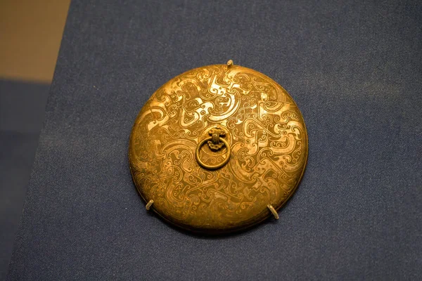 Ancient Chinese Bronze Ware Bronze Mirror Relics — Stock Photo, Image