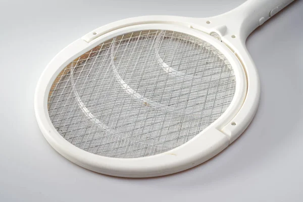 Gedeeltelijke Close Van Een Witte Elektrische Muggenmepper — Stockfoto