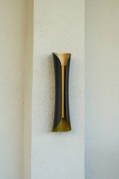 Closeup Hanging Wall Lamp Modern Strip Metal Style — Stock Photo, Image
