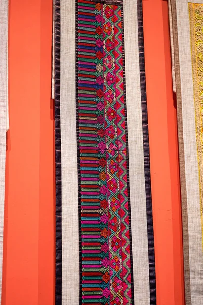 Clothing Patterns Decorative Fabrics Ethnic Minorities China — Stock Photo, Image