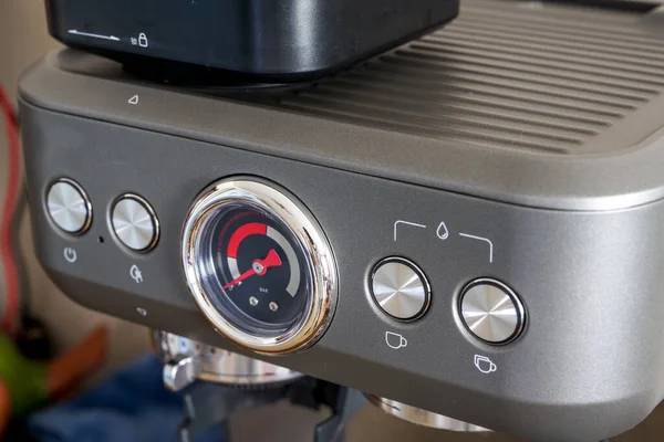 Vynikající Plně Automatický Kávovar Tlakovou Vodou — Stock fotografie