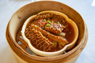 A classic and delicious Cantonese morning tea, steamed money belly