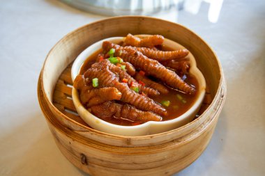 A classic and delicious Cantonese morning tea, steamed chicken feet