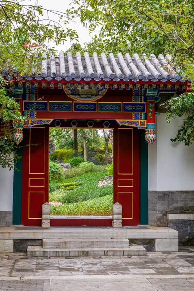 Alte Gebäude Der Luxuriösen Alten Chinesischen Traditionellen Königlichen Gärten — Stockfoto