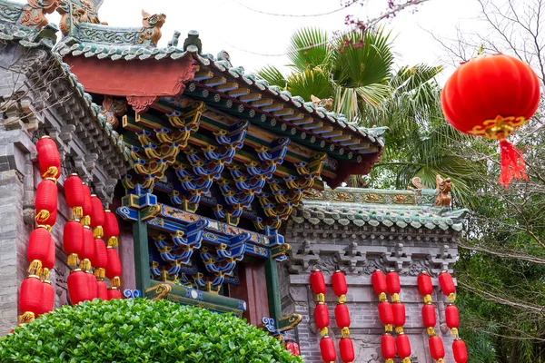 Antichi Edifici Lussuosi Antichi Giardini Reali Tradizionali Cinesi — Foto Stock