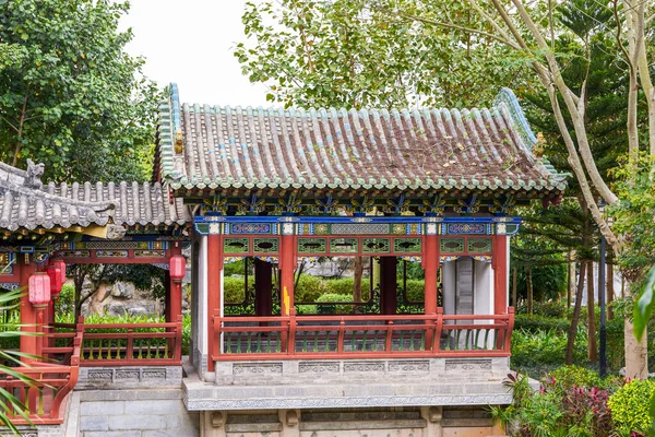 Edifícios Antigos Luxuosos Jardins Reais Tradicionais Chineses Antigos — Fotografia de Stock