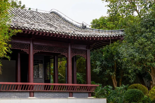 Antichi Edifici Lussuosi Antichi Giardini Reali Tradizionali Cinesi — Foto Stock