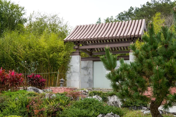 Starověké Budovy Luxusní Starověké Čínské Tradiční Královské Zahrady — Stock fotografie