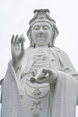 Asya 'nın en büyük Budist heykeli Hong Kong' daki Tsz Shan Manastırı 'nda.