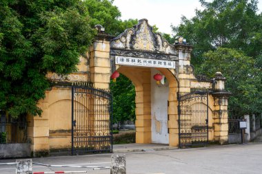 Longzhou, Longzhou, Guangxi, Çin 'deki Fransız Konsolosluğunun tarihi binası.