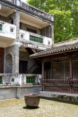 Çin İşçi ve Köylü Kızıl Ordusu 'nun Longzhou, Guangxi, Çin' deki eski karargahı.