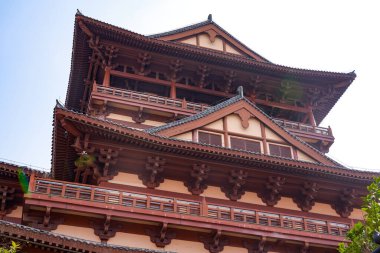 Yaobu 'daki antik ahşap bina, Liuzhou, Guangxi, Çin