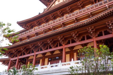 Yaobu 'daki antik ahşap bina, Liuzhou, Guangxi, Çin