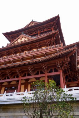 Yaobu 'daki antik ahşap bina, Liuzhou, Guangxi, Çin