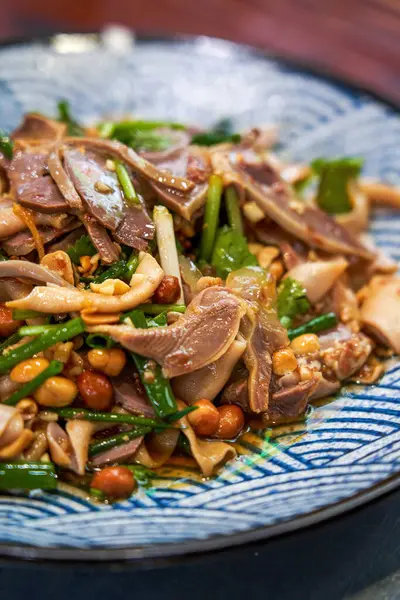 stock image A delicious Chinese dish, cold goose offal