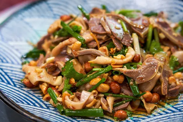 stock image A delicious Chinese dish, cold goose offal