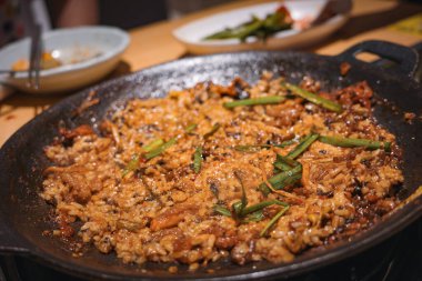 Lezzetli bir Çin pilavı.