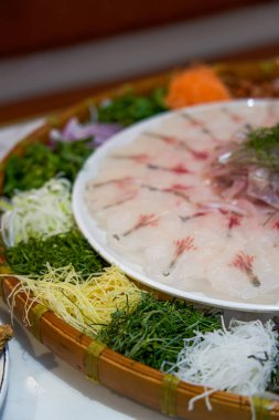 Guangxi, Çin 'den taze ve lezzetli balıklar.
