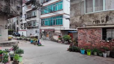 Haiyuan kasabasındaki kırsal yol binaları, Ningming County, Chongzuo City, Guangxi, Çin