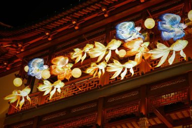 Yu Garden Yeni Yıl Feneri Sergisi Şangay, Çin