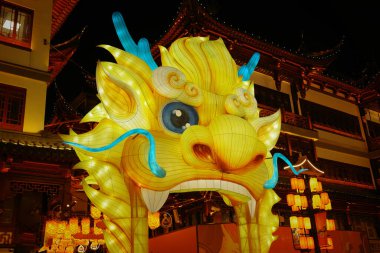 Yu Garden Yeni Yıl Feneri Sergisi Şangay, Çin