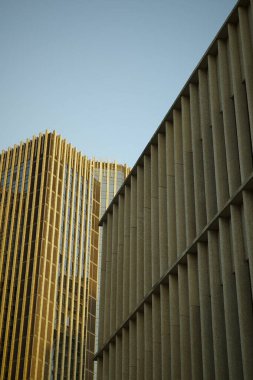 Şangay sokak manzarası ve modern ve klasik binalar