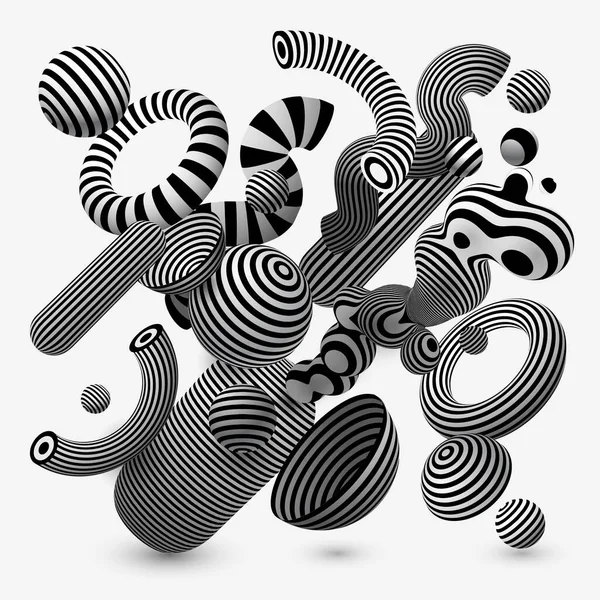 Abstract Vector Geometric Line Art Background Inglês Elegante Elementos Design Ilustração De Bancos De Imagens