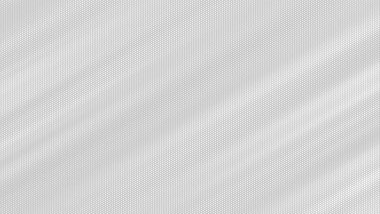 Modern vektör yarım ton kalıbı: geometrik noktalı soyut arkaplan. Gri ve beyaz tek renkli tasarım, modaya uygun, çağdaş tarzda..