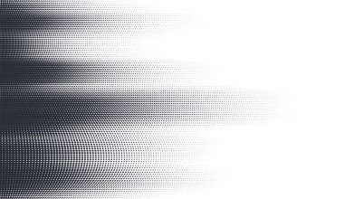 Kütleli yatay çizgili soyut bir vektör yarım ton arkaplan. Noktalı doku ve yarım ton tonlama derecelendirme etkisi.