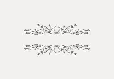 Metin çerçevesi için izole edilmiş klasik başlık satır bölücüObjectClass