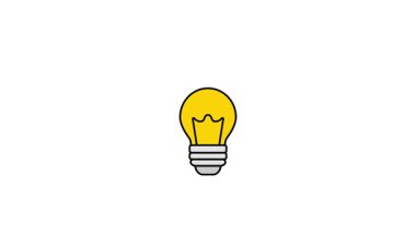 Fikir ampulü animasyondan fırlar