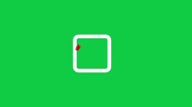 İşaretleme kutusu animasyon grunge vuruşu