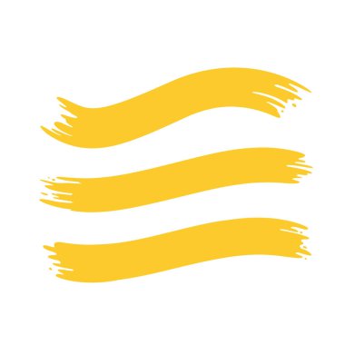 Yemek tasarımı için kalın peynir soslu fırça darbesi dalgası.