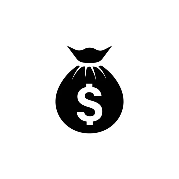 para çantası ikon vektör illüstrasyonu.