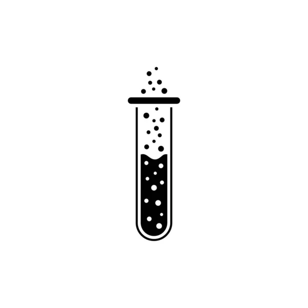 Chemical flask test tube icon vector illustration.
