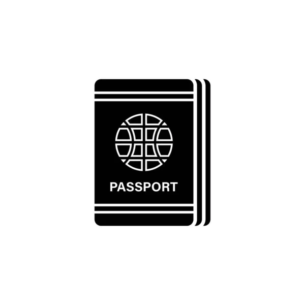 Passport id icon, symbol vector illustration.