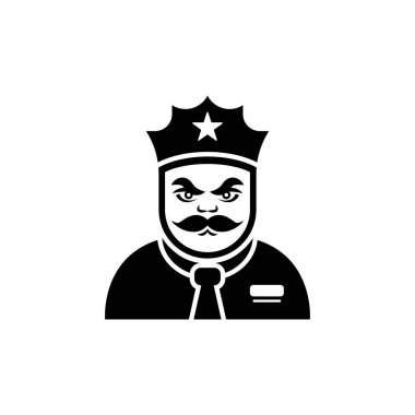 Polis memuru vektör çizim.