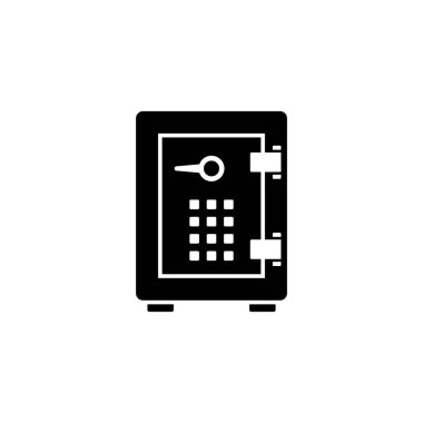 Elektronik dijital güvenli vektör çizimi.