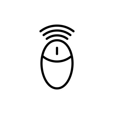 Kablosuz fare vektör çizim.