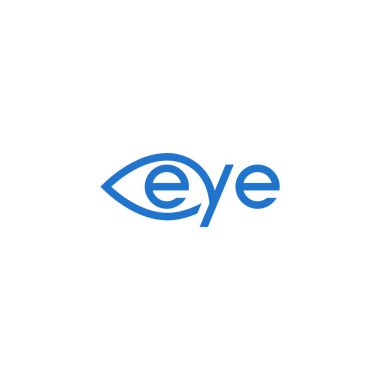 Göz harfi yaratıcı logo tasarımı.