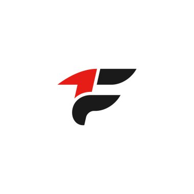 F1 harfi formula _ 1 araba logosu tasarımı.