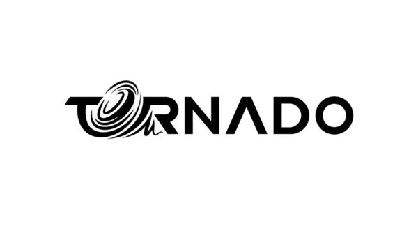 Tornado wordmark company logo design.