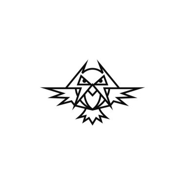 Gök gürültüsü sineği logosu tasarımı.