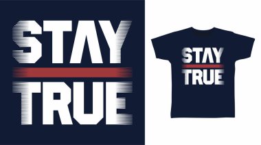 Gerçek tipografi sanatının tasarım vektör illüstrasyonunu t-shirt, giyim, poster ve diğer kullanım alanlarına hazır tut.