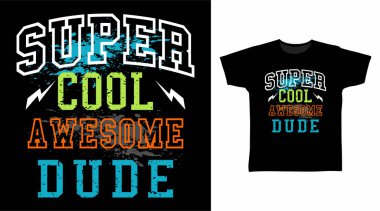 Süper havalı harika tipografi vektörü sıçrama renk çizimi tasarımı.