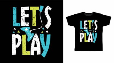 Tişörtte baskı için tipografi tasarımı oynayalım. 